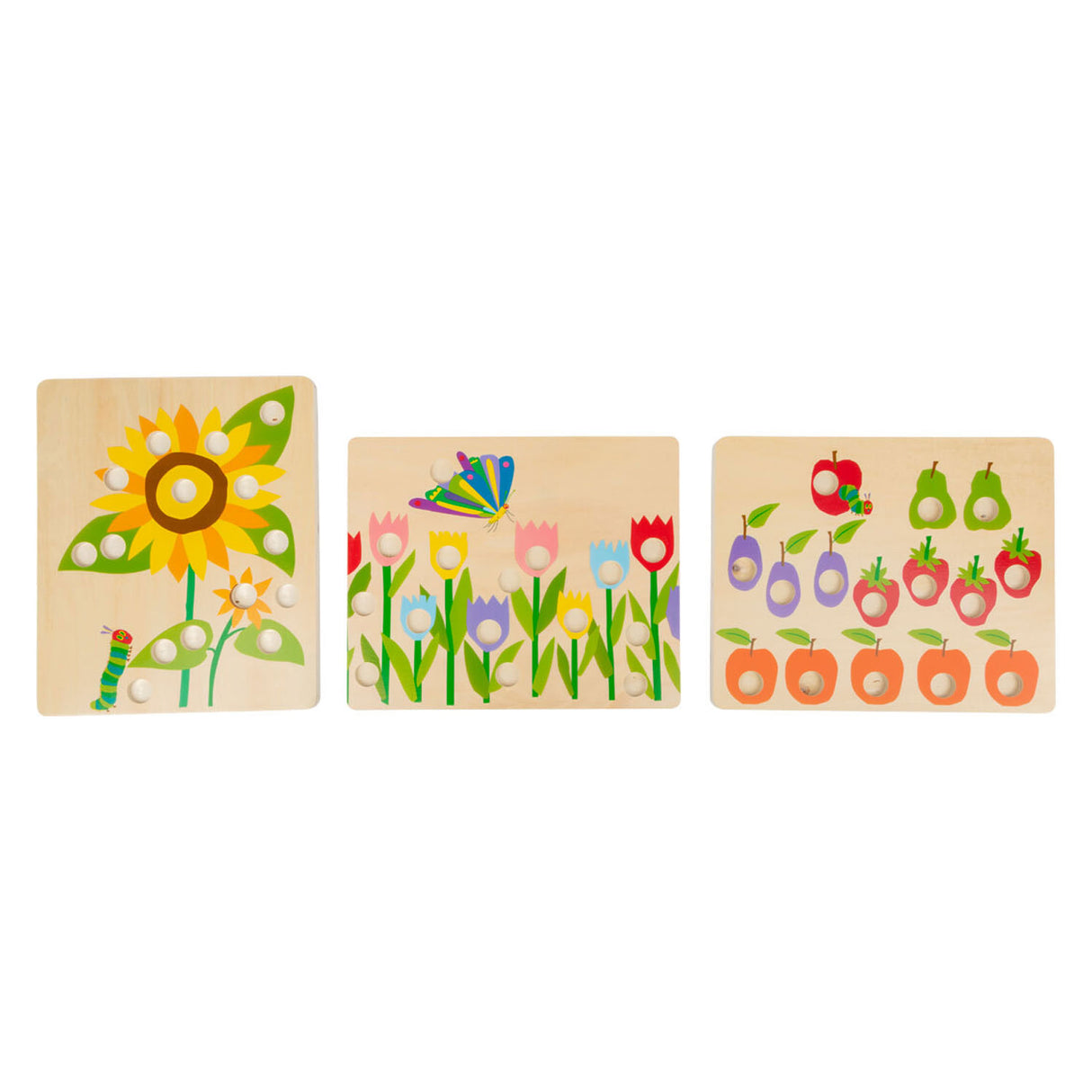 Small foot - chenille jamais assez jeu de couleurs en bois