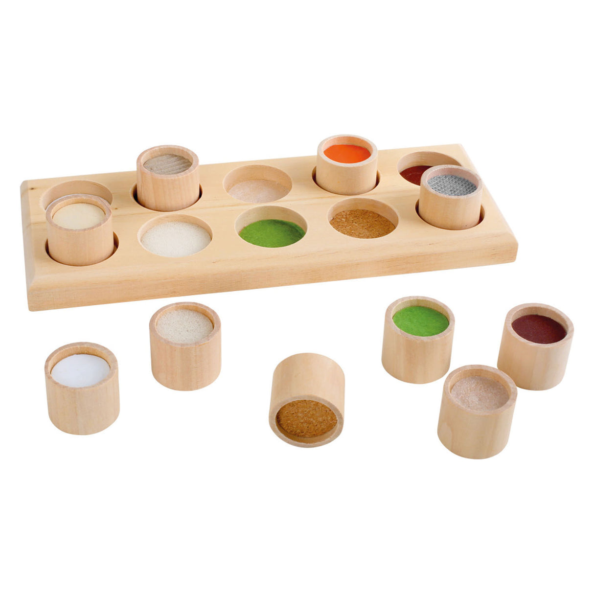 Small foot - mémo jeu tactile en bois