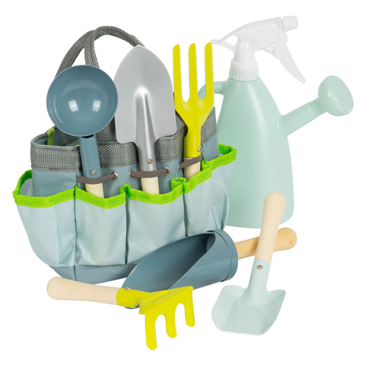 Petit pied - sac avec outils de jardin, 8dlg.