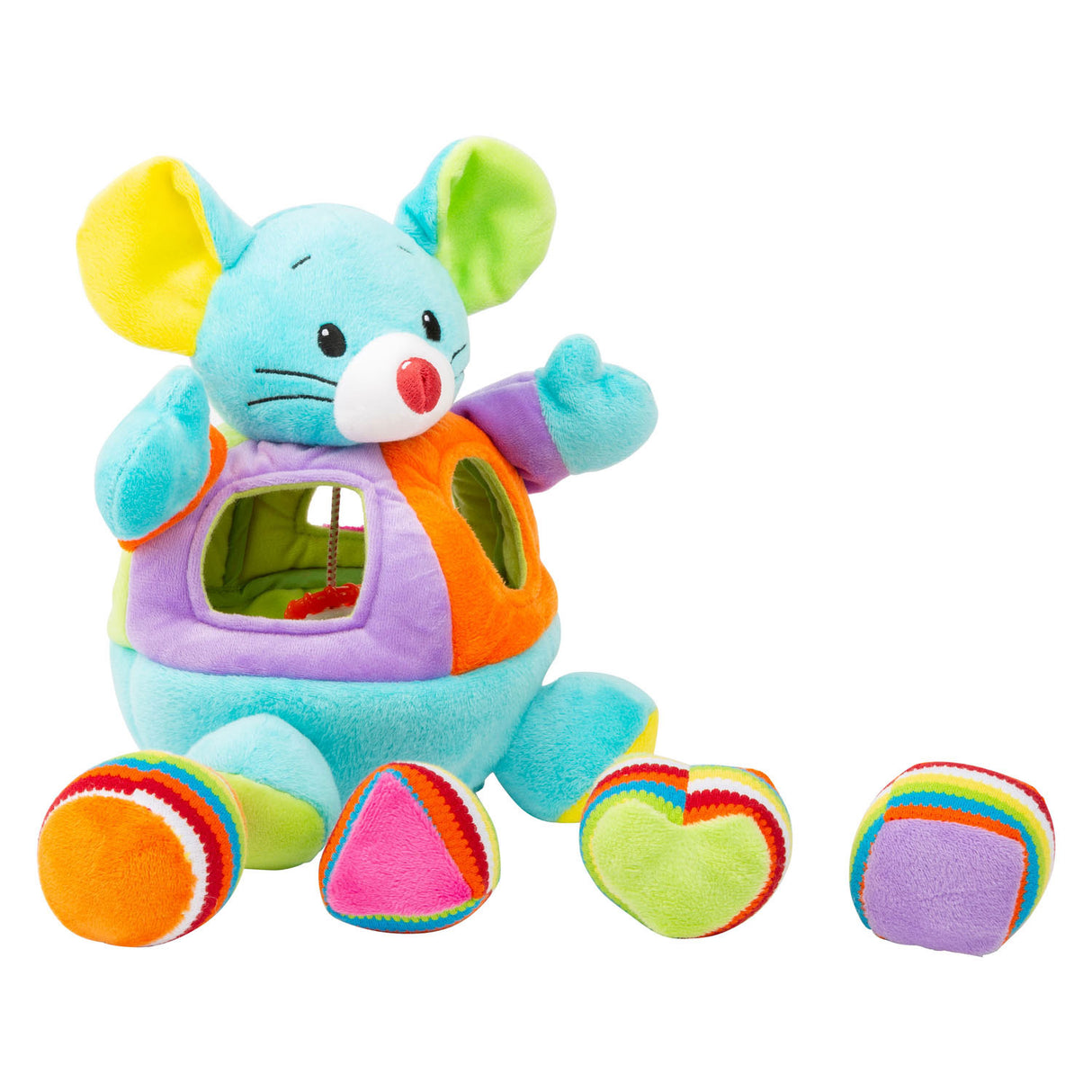 Peluche souris trieuse de formes Small Foot, 5 pcs.