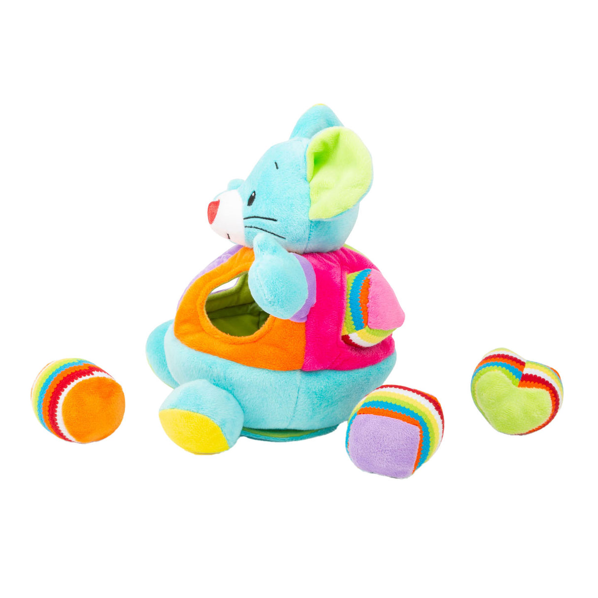 Peluche souris trieuse de formes Small Foot, 5 pcs.