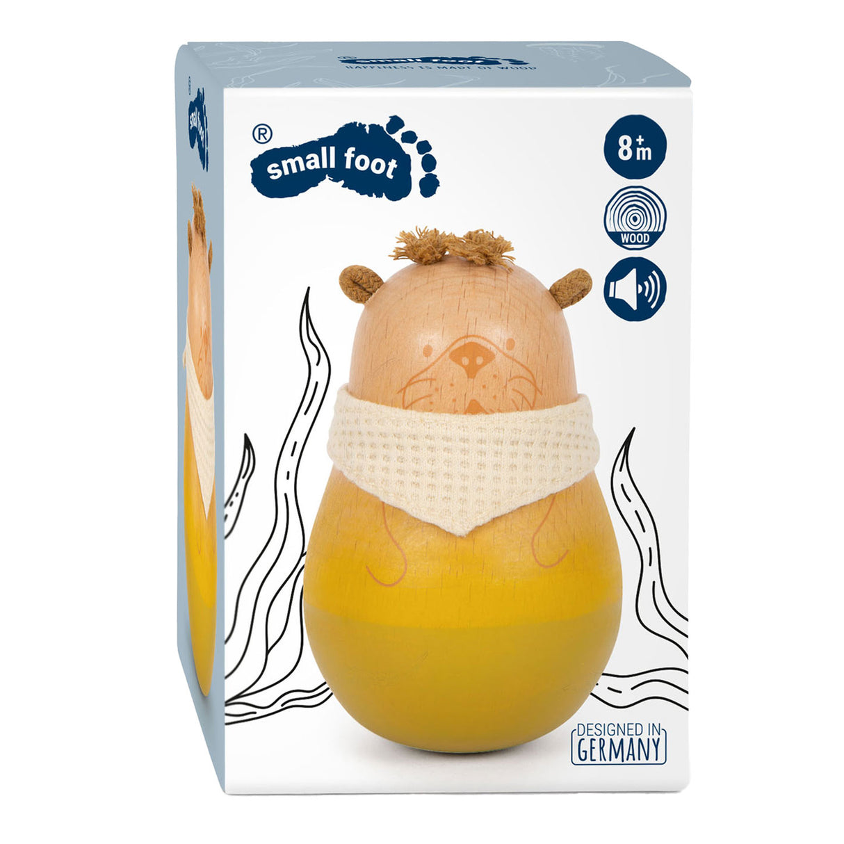 Small foot - loutre à gros nez en bois