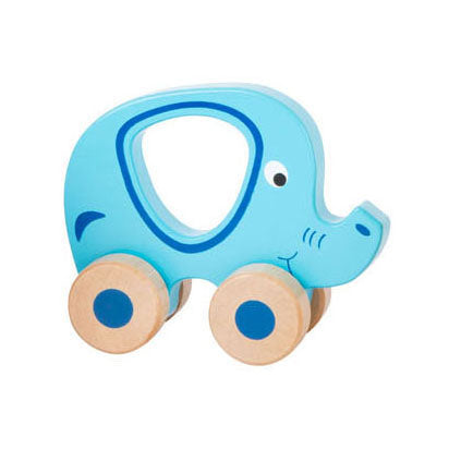 Small foot - figurine à pousser en bois animal sur roulettes