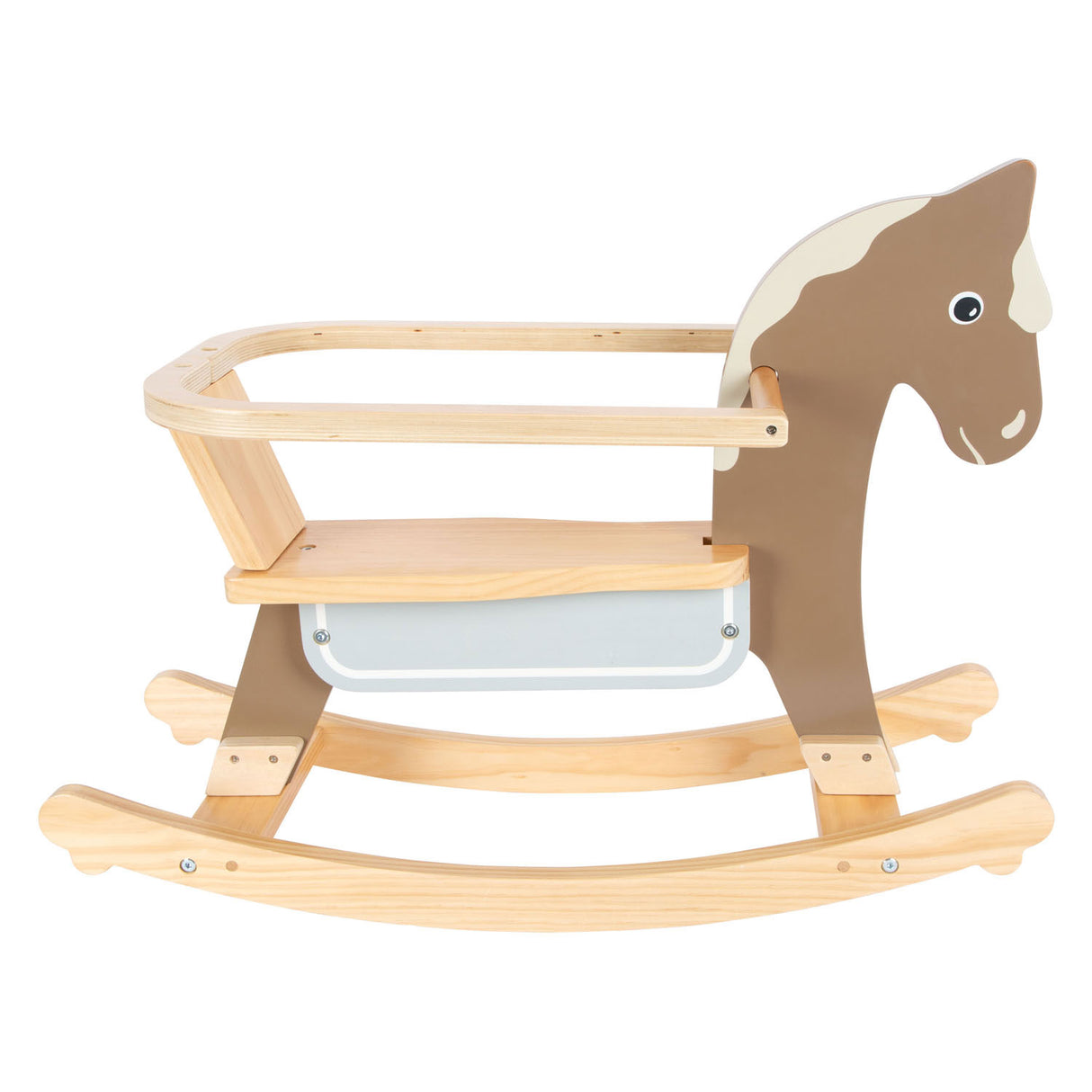 Small foot - cheval à bascule avec siège marron