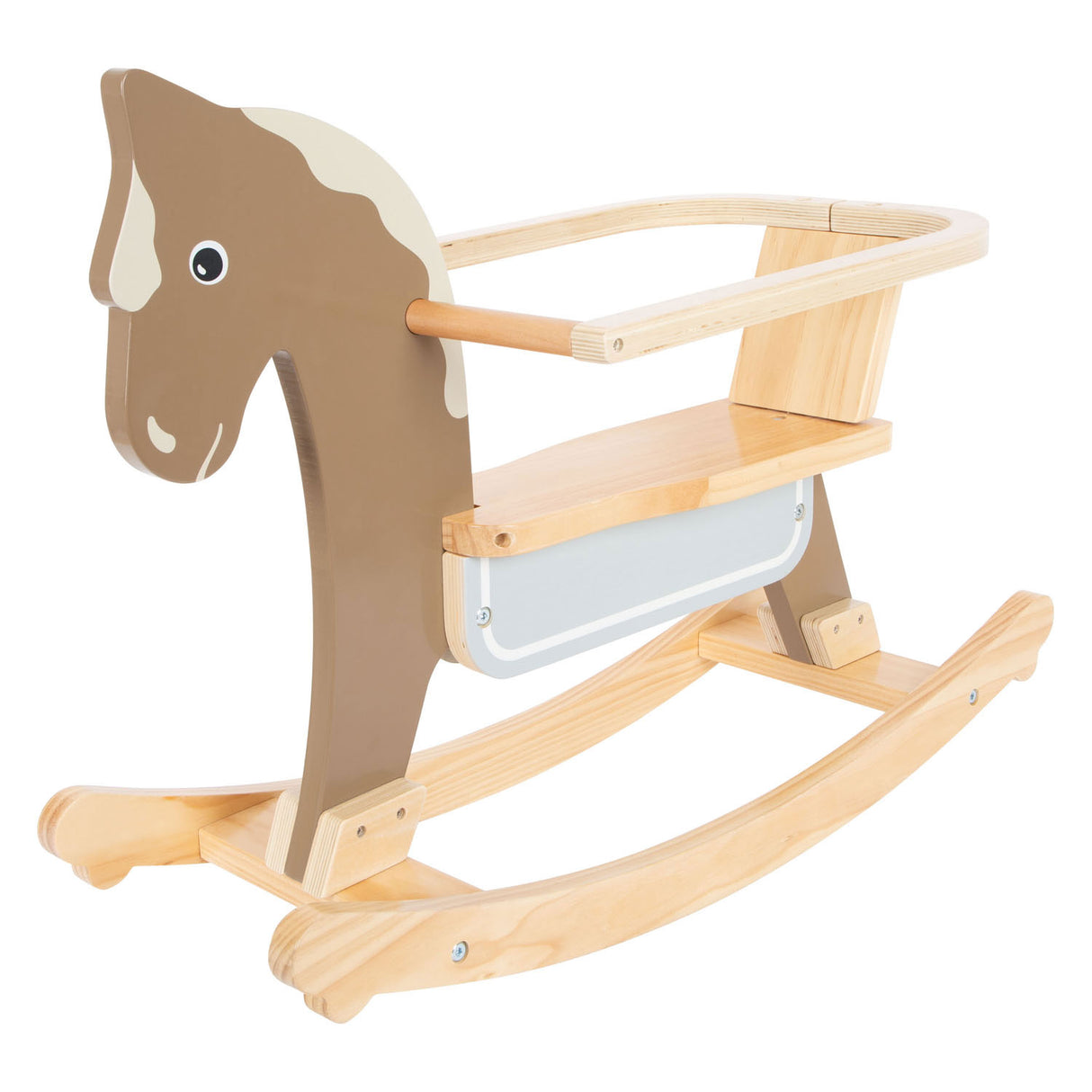 Small foot - cheval à bascule avec siège marron