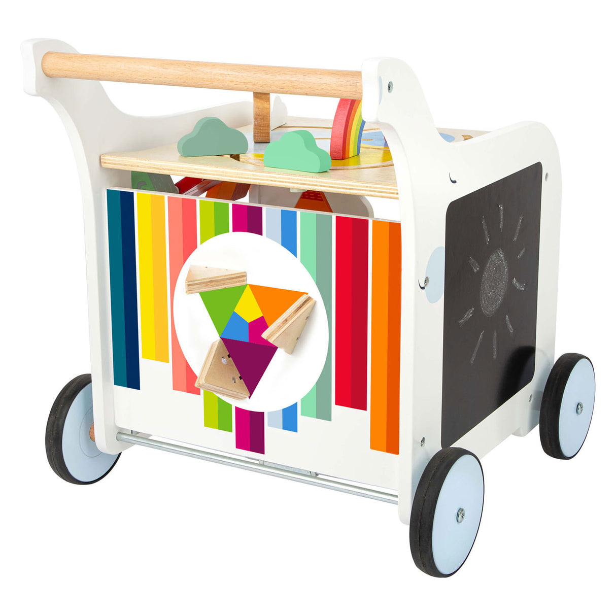 Small foot - trotteur en bois fleurs