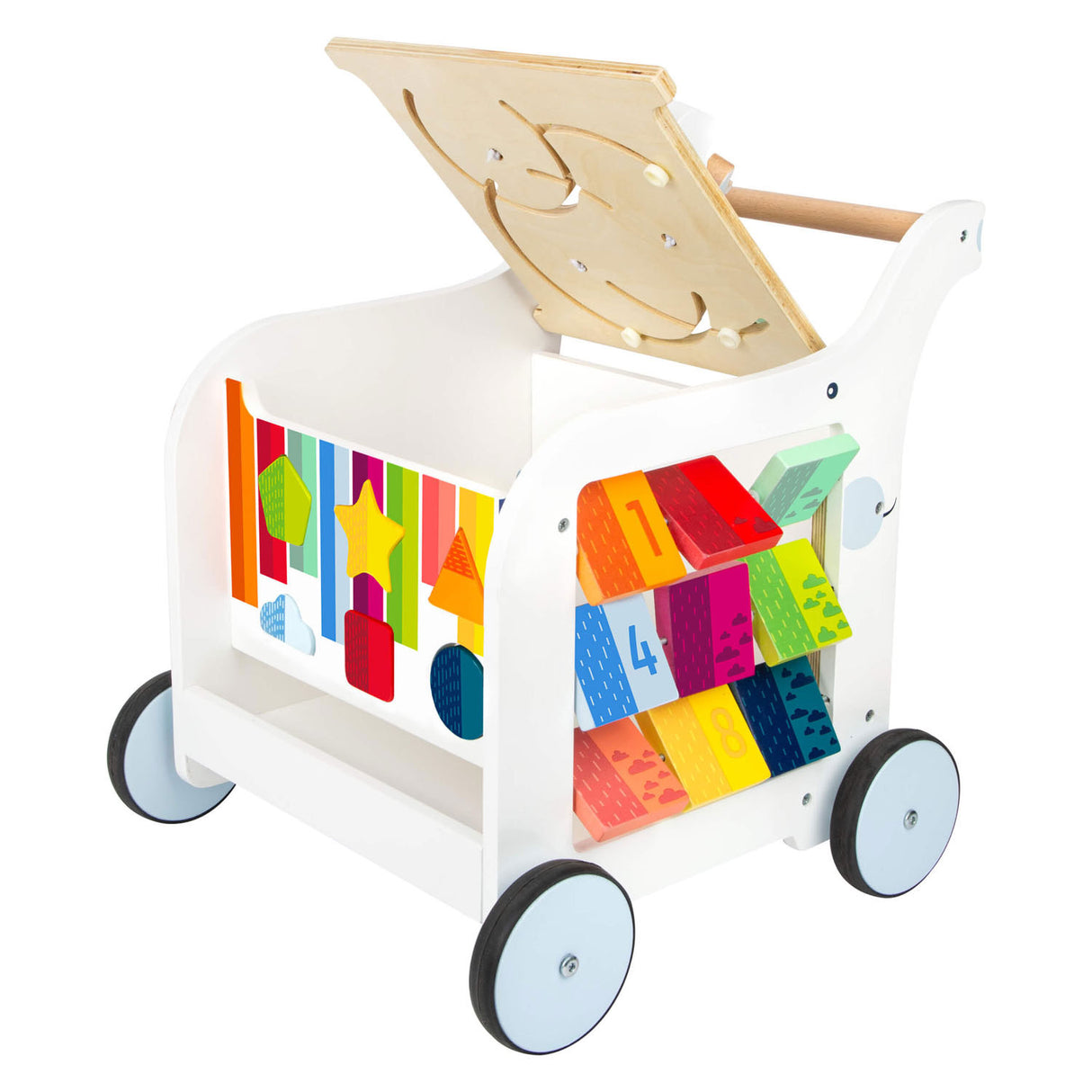 Small foot - trotteur en bois fleurs