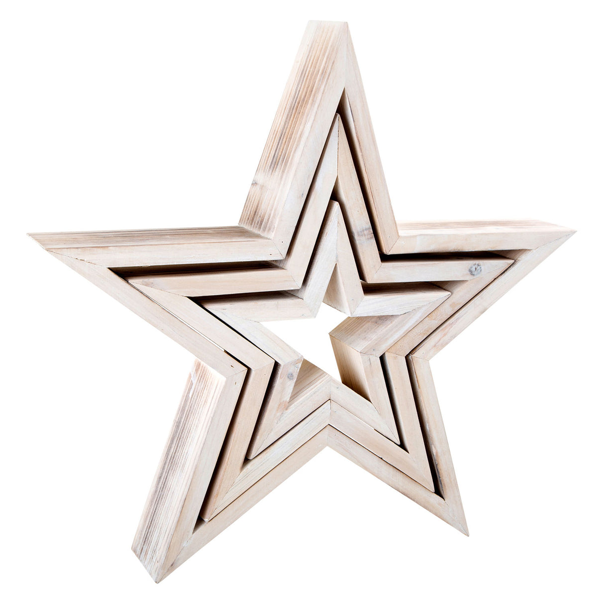 Small Foot - Étoiles décoratives en bois, 3pcs.
