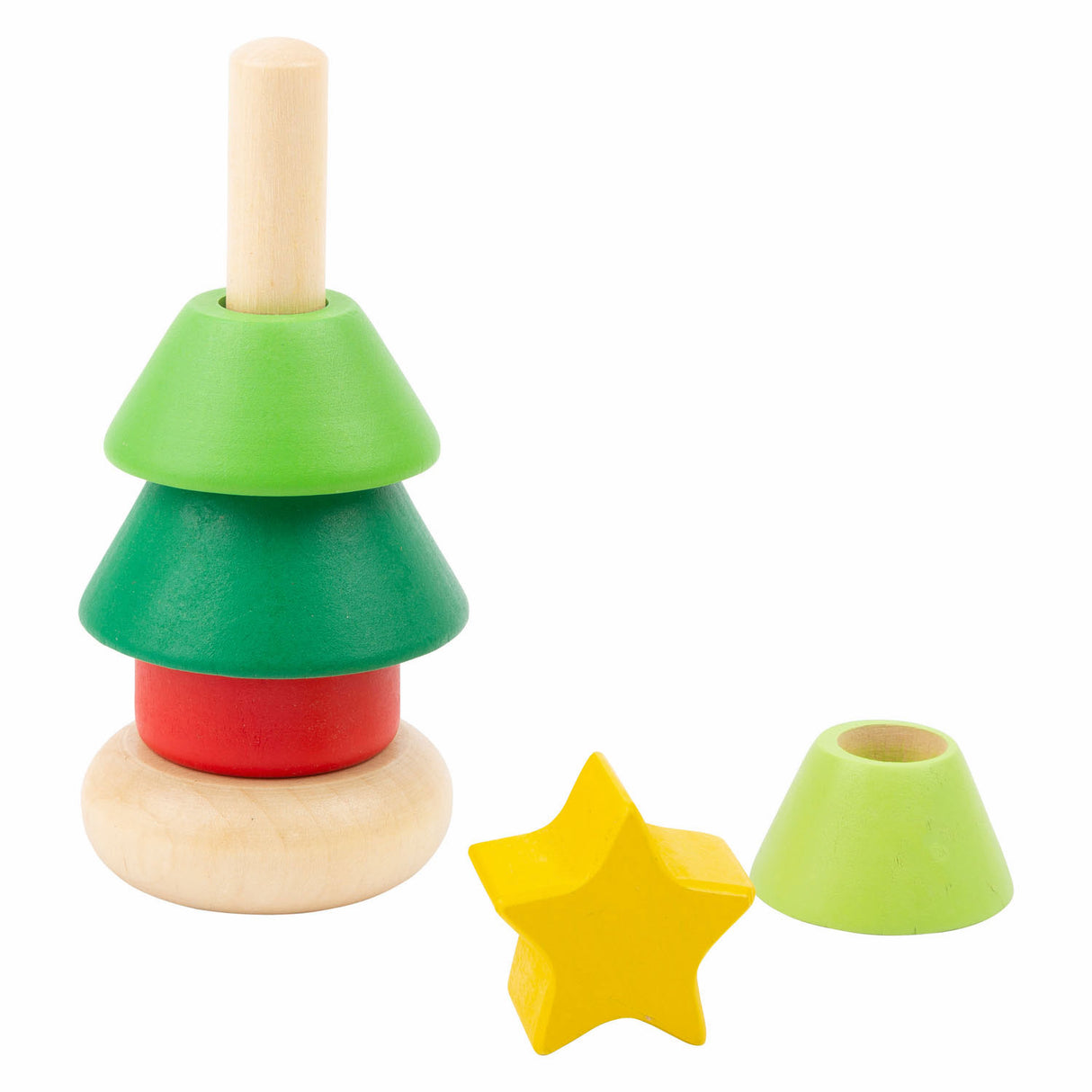 Small foot - tour à empiler en bois, figurine de Noël, par pièce