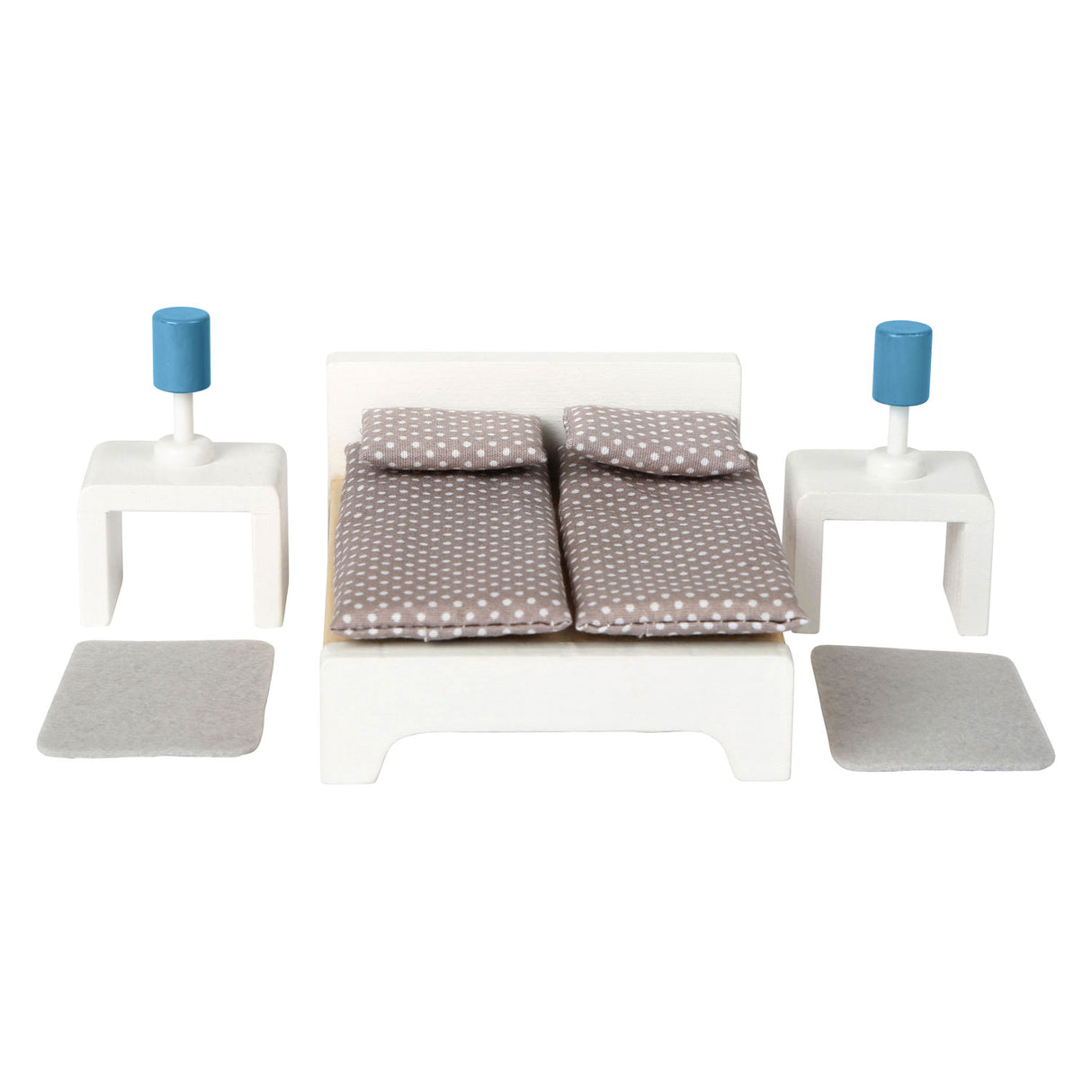 Small foot - ensemble complet de meubles de maison de poupée en bois, 28 pièces.