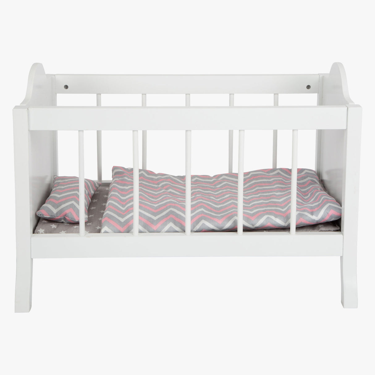 Lit de poupée Small Foot avec literie junior 50 x 30 cm bois blanc