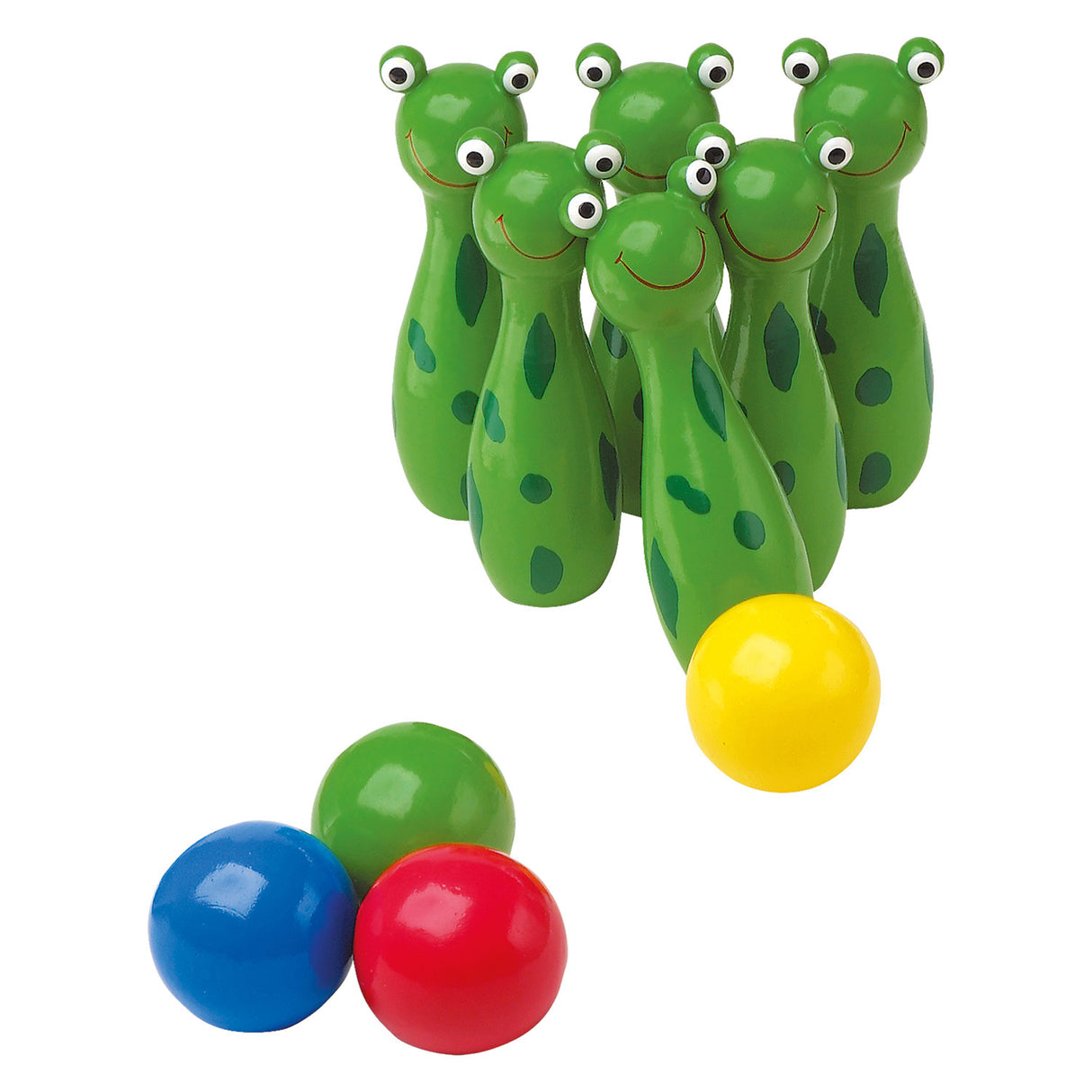 Small Foot - Game enveloppe des grenouilles en bois, 10dlg.