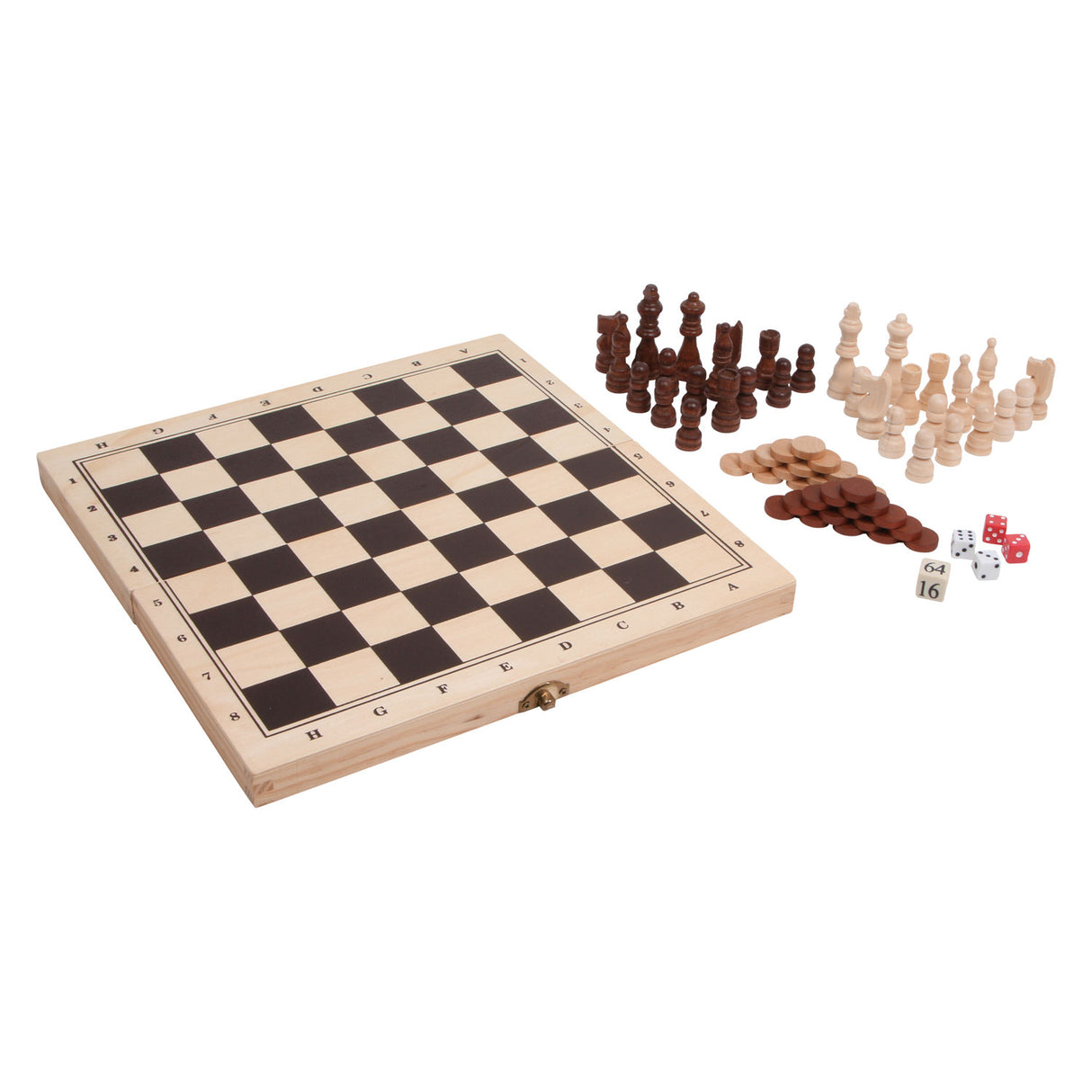 Small foot - jeux classiques en bois 3en1 en boîte