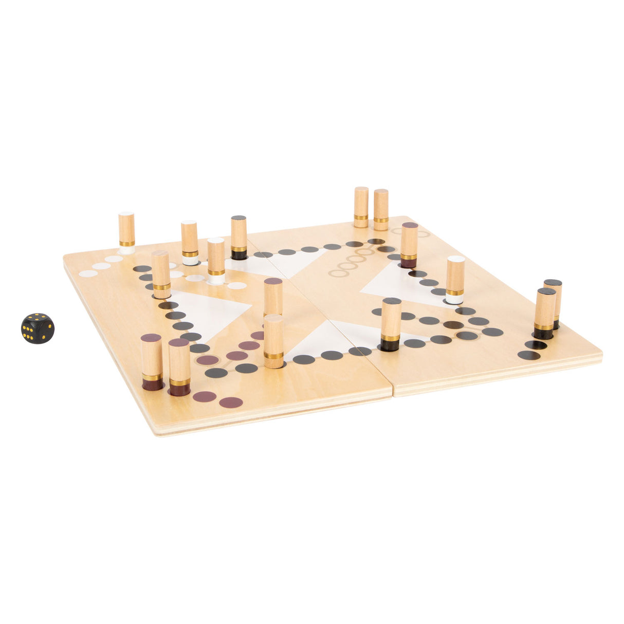 Small foot - jeu de société serpents et échelles édition or