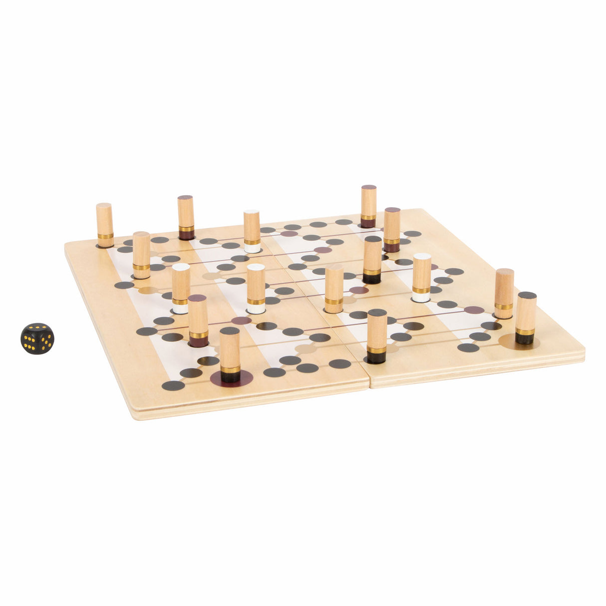 Small foot - jeu de société serpents et échelles édition or