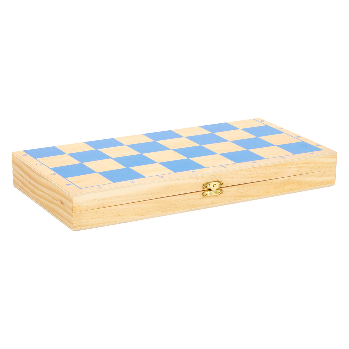 Petit pied d'échecs en bois chevaliers