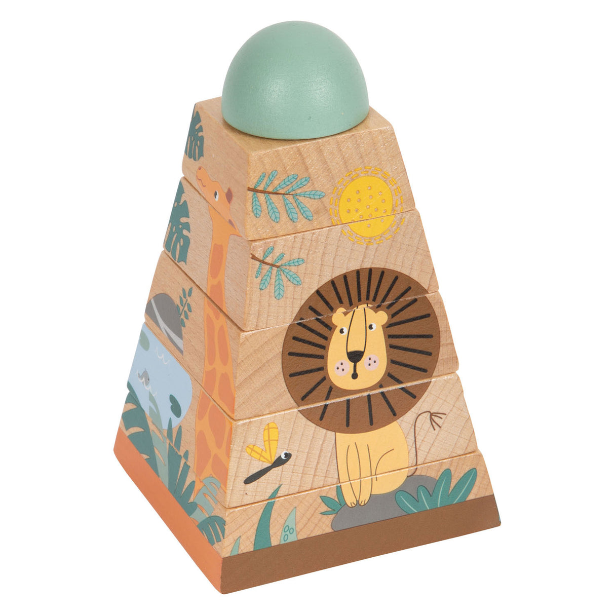 Small foot - tour empilable safari, 6 pcs.