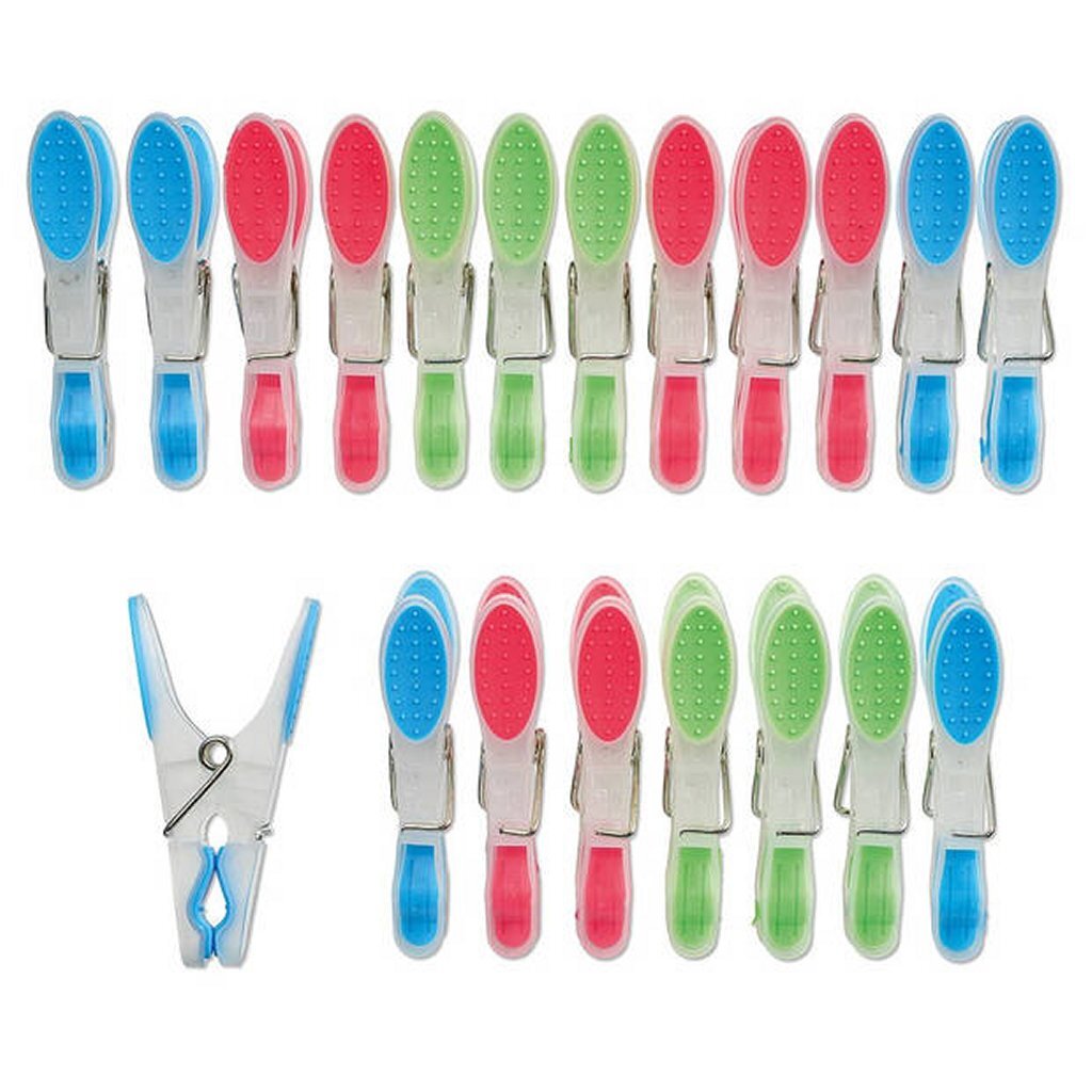 Pinces à linge pratiques 20 pièces en plastique