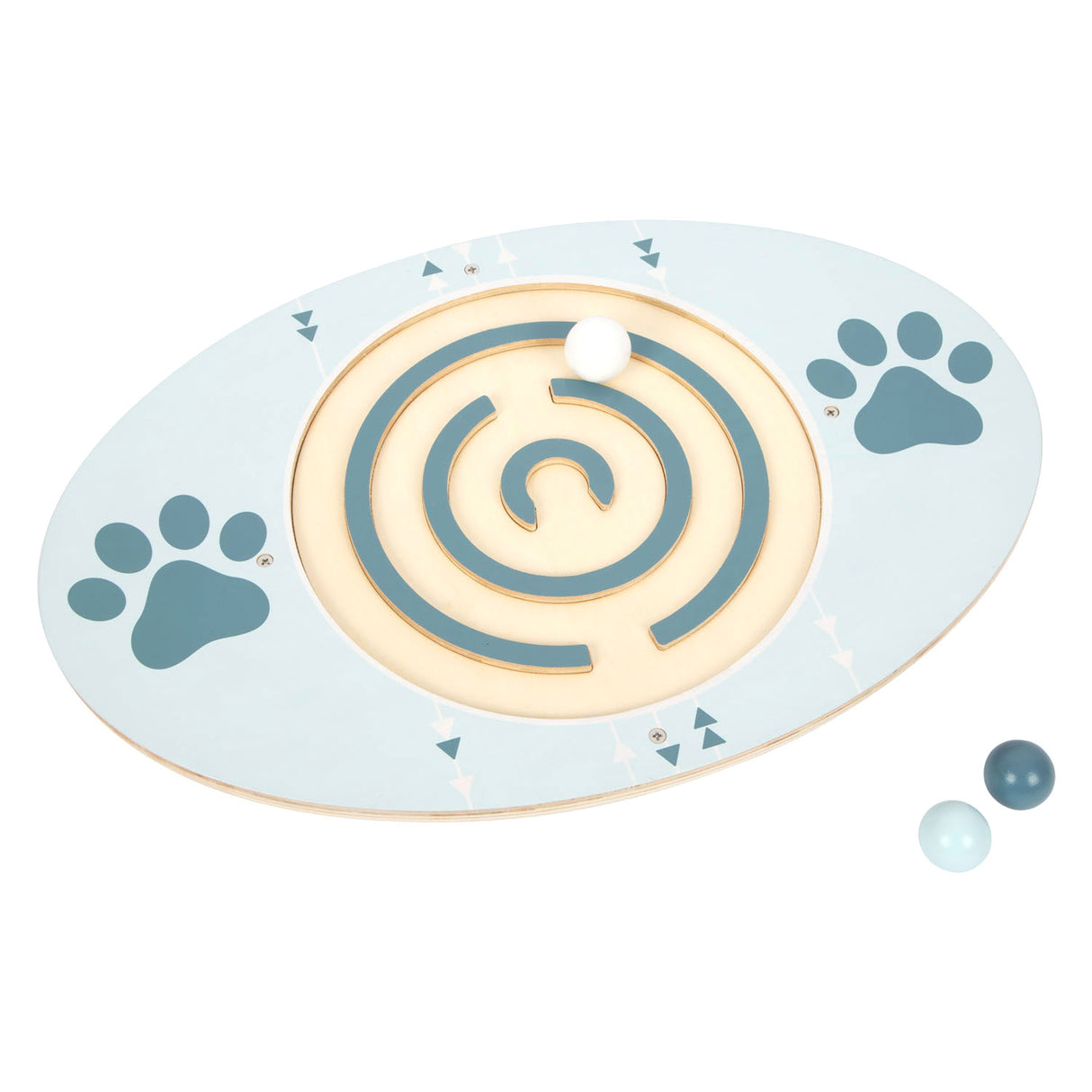 Small foot - planche d'équilibre en bois Sky Paw, 3 parties.
