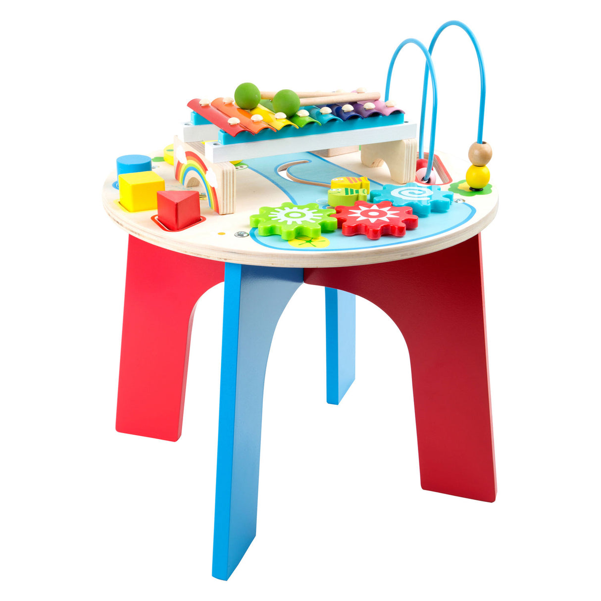Small foot - activités en bois et table musicale 2en1