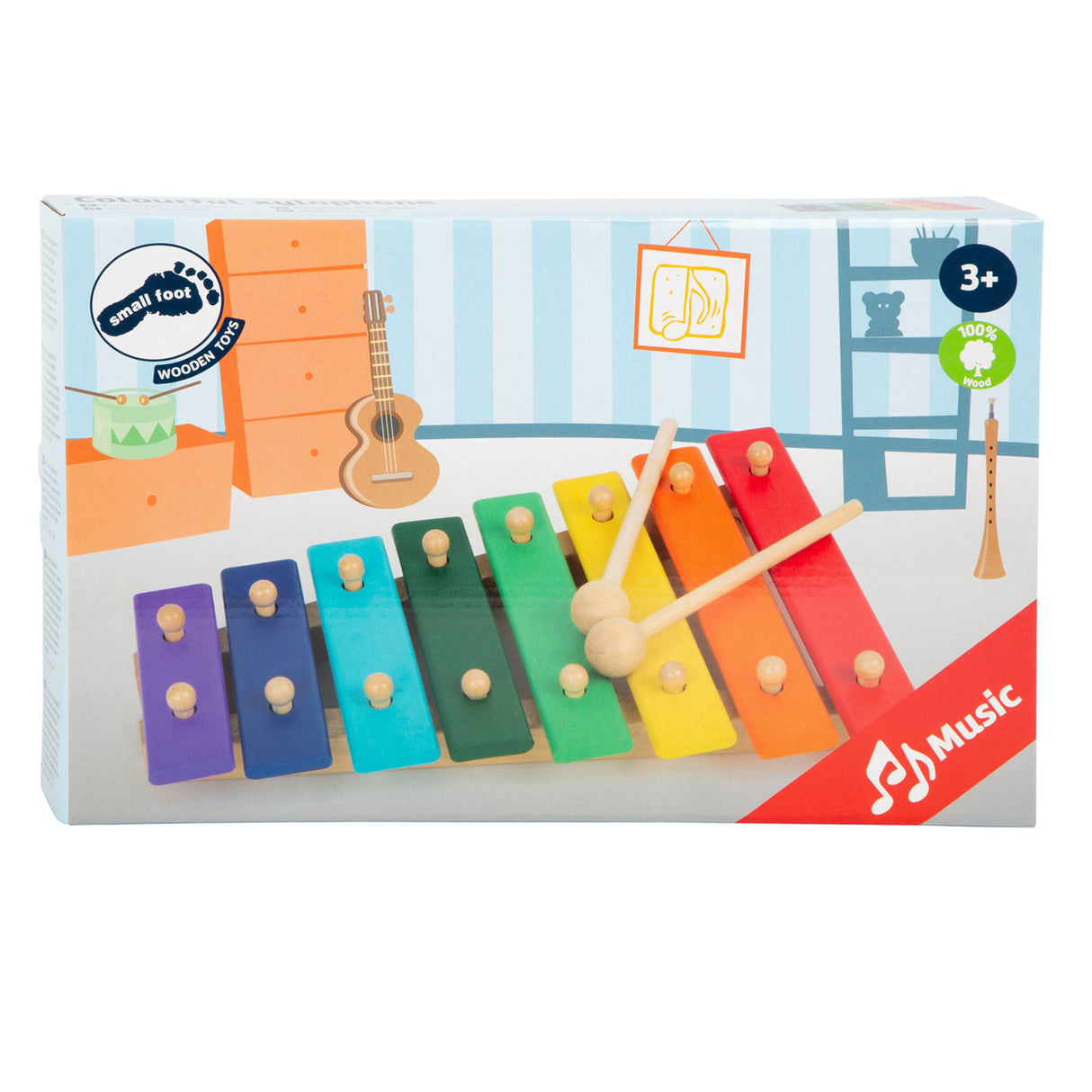 Small foot - xylophone en bois coloré