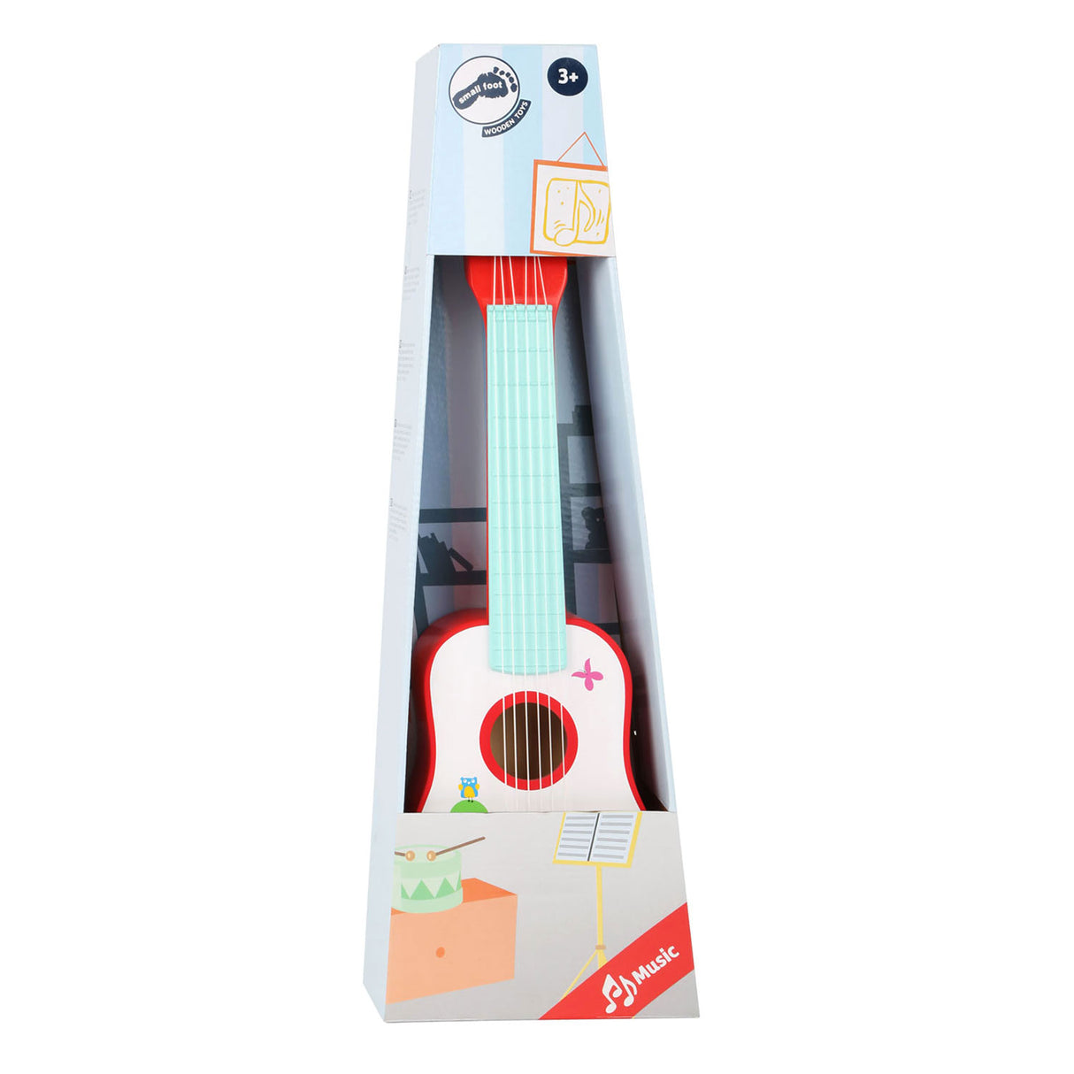Small foot - guitare en bois petit renard, 53cm