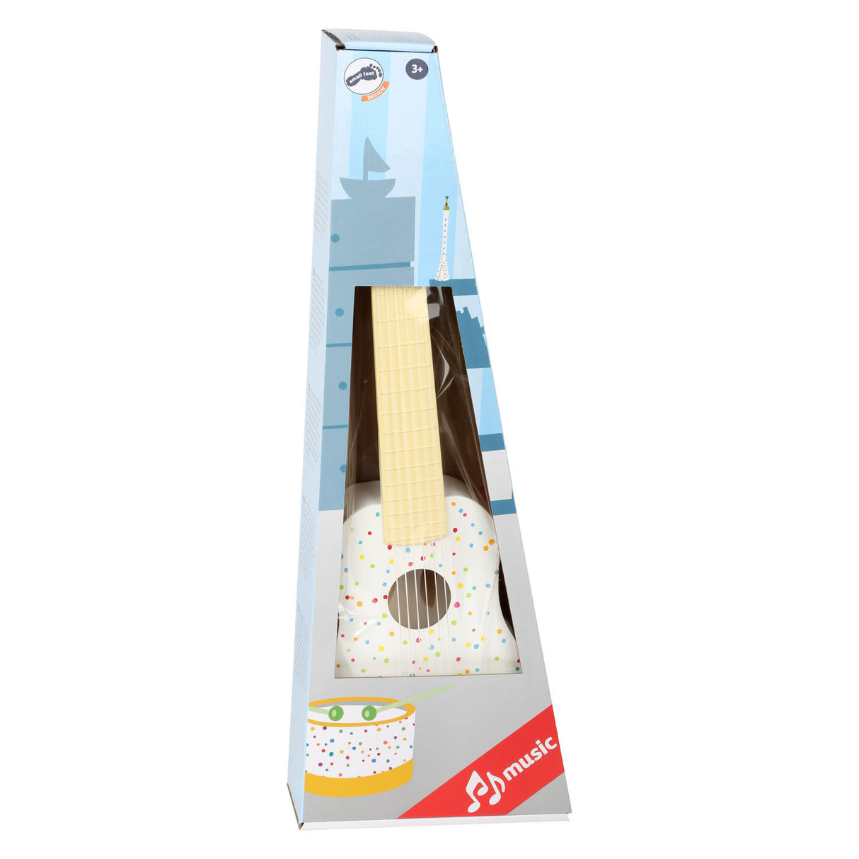 Small foot - guitare en bois à pois, 53cm