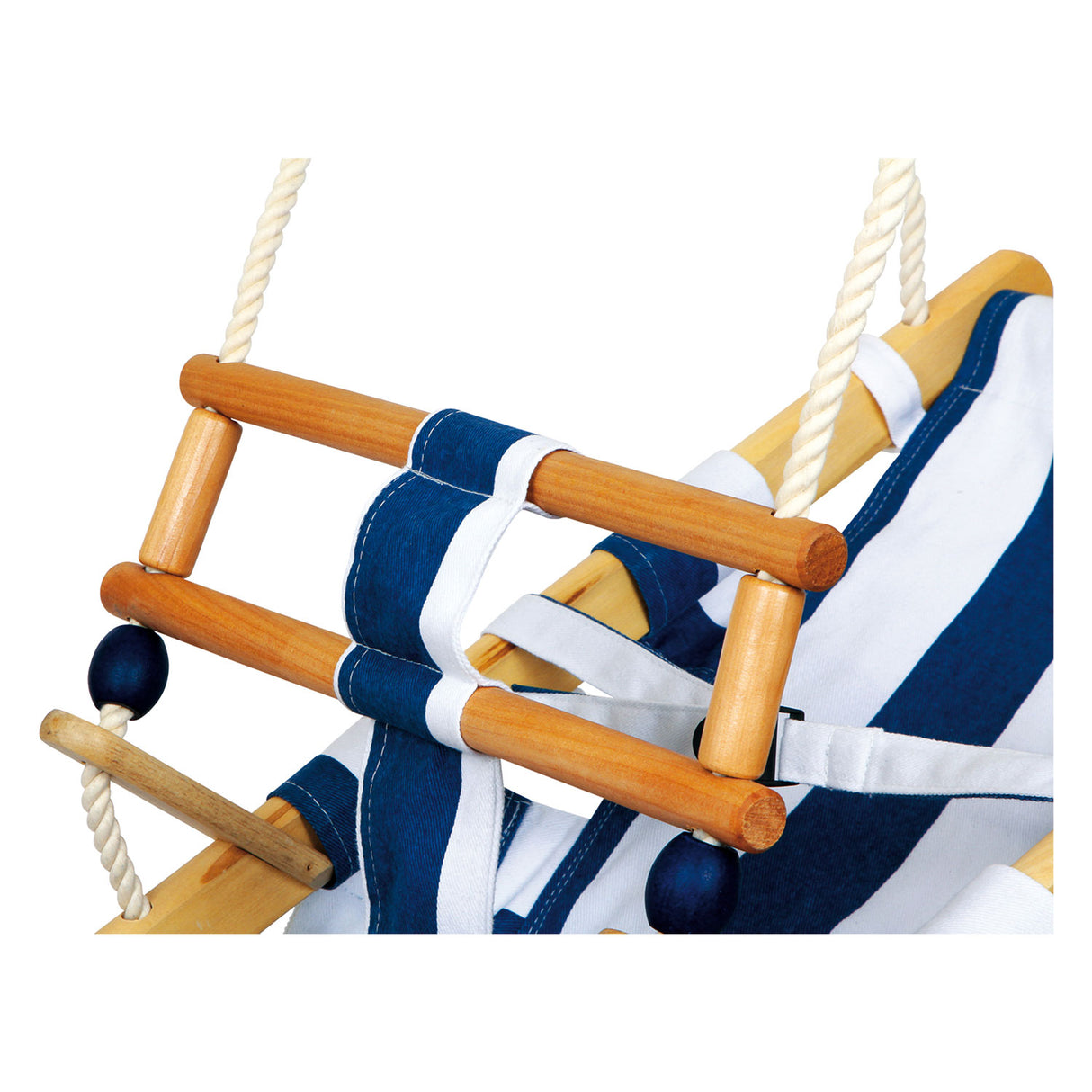 Petit pied - Blue en bas âge en bois bleu marin, 120 cm