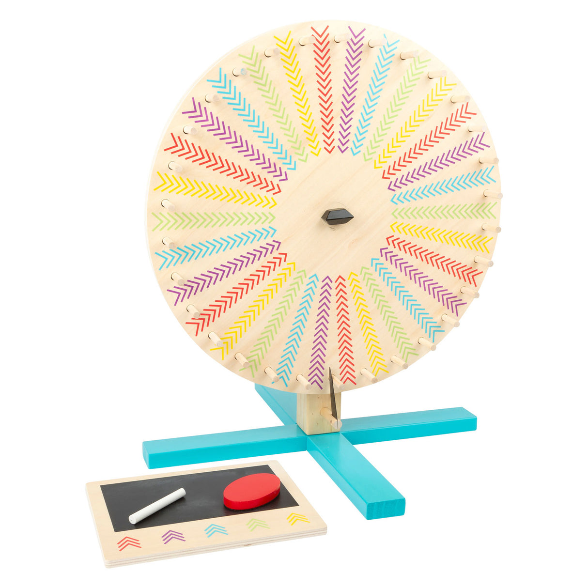 Small foot - roue de la fortune en bois, 4 pcs.