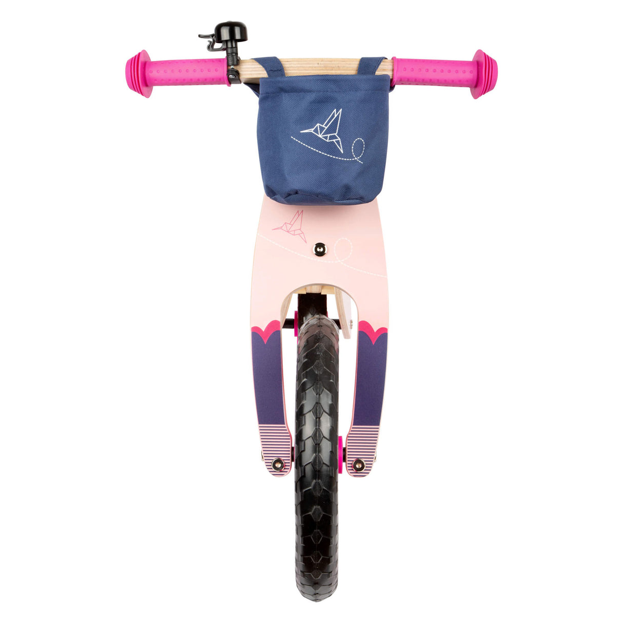 Small foot - draisienne en bois colibri rose