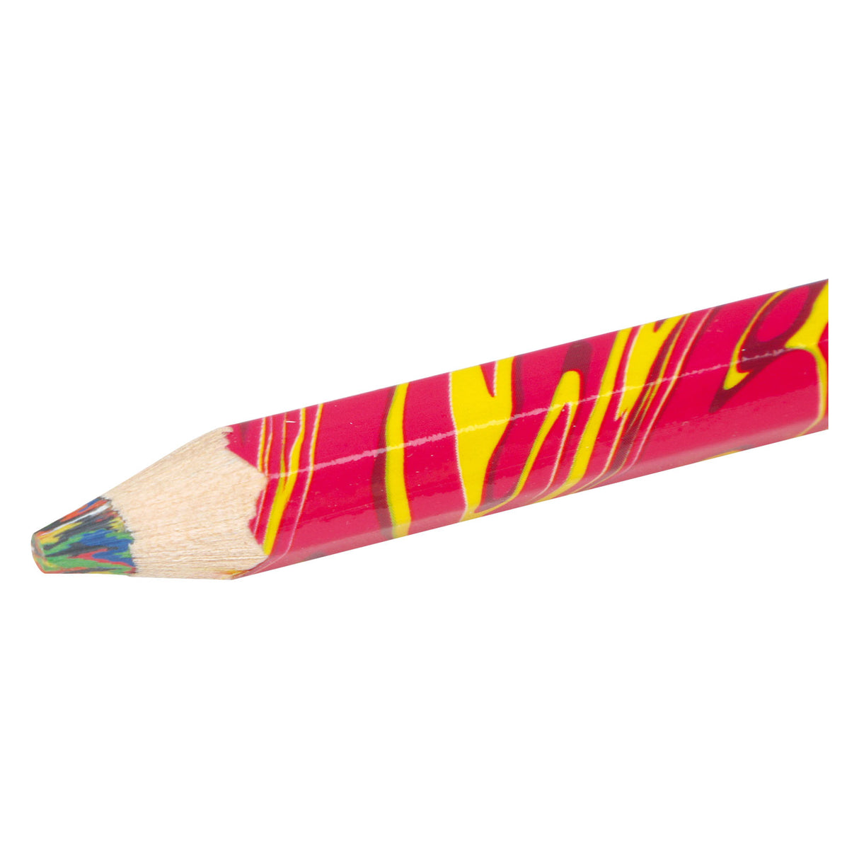 Crayons de couleur de petits pieds arc-en-ciel avec un crayon plus net, 10dlg.