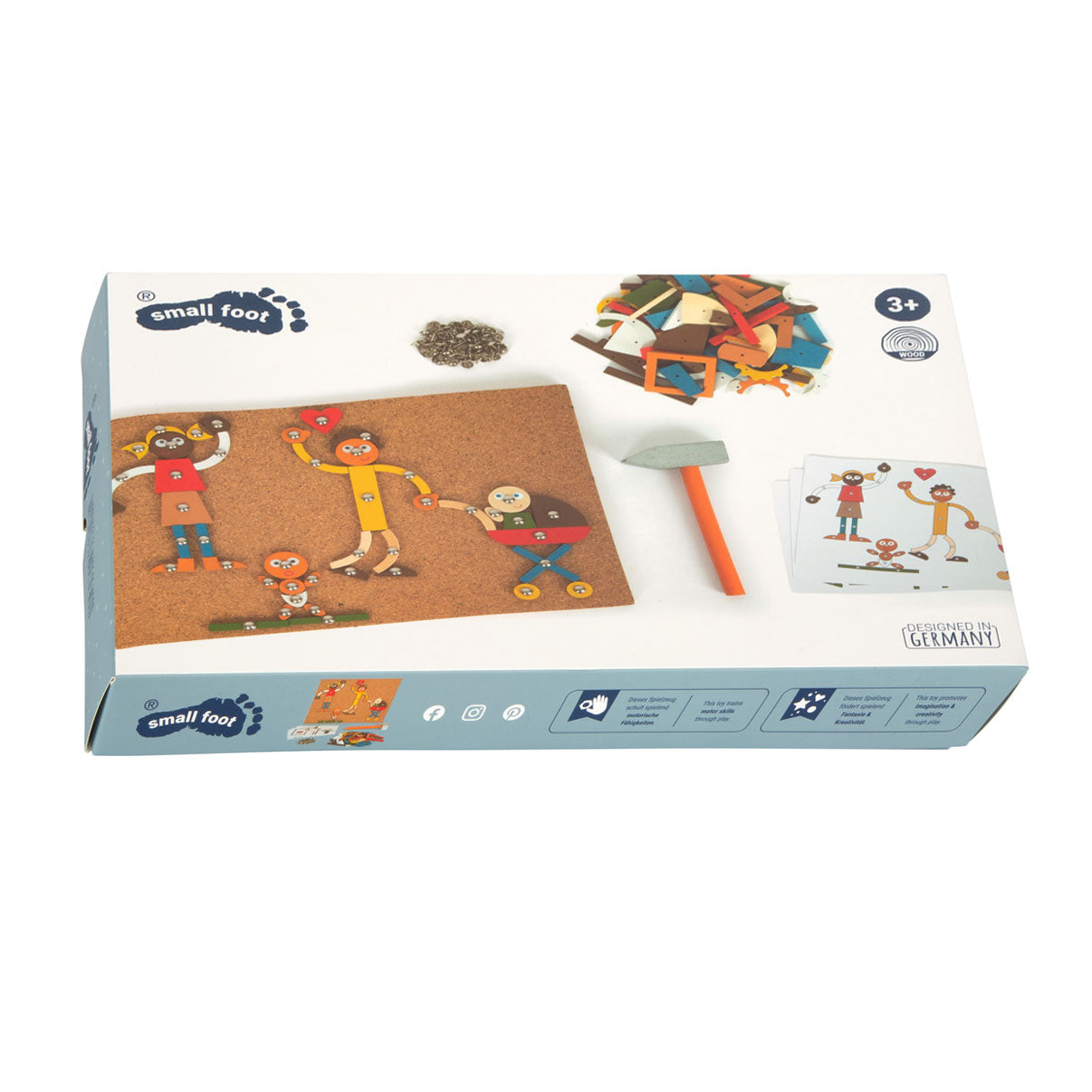 Small foot - maison de frappe à marteau et famille