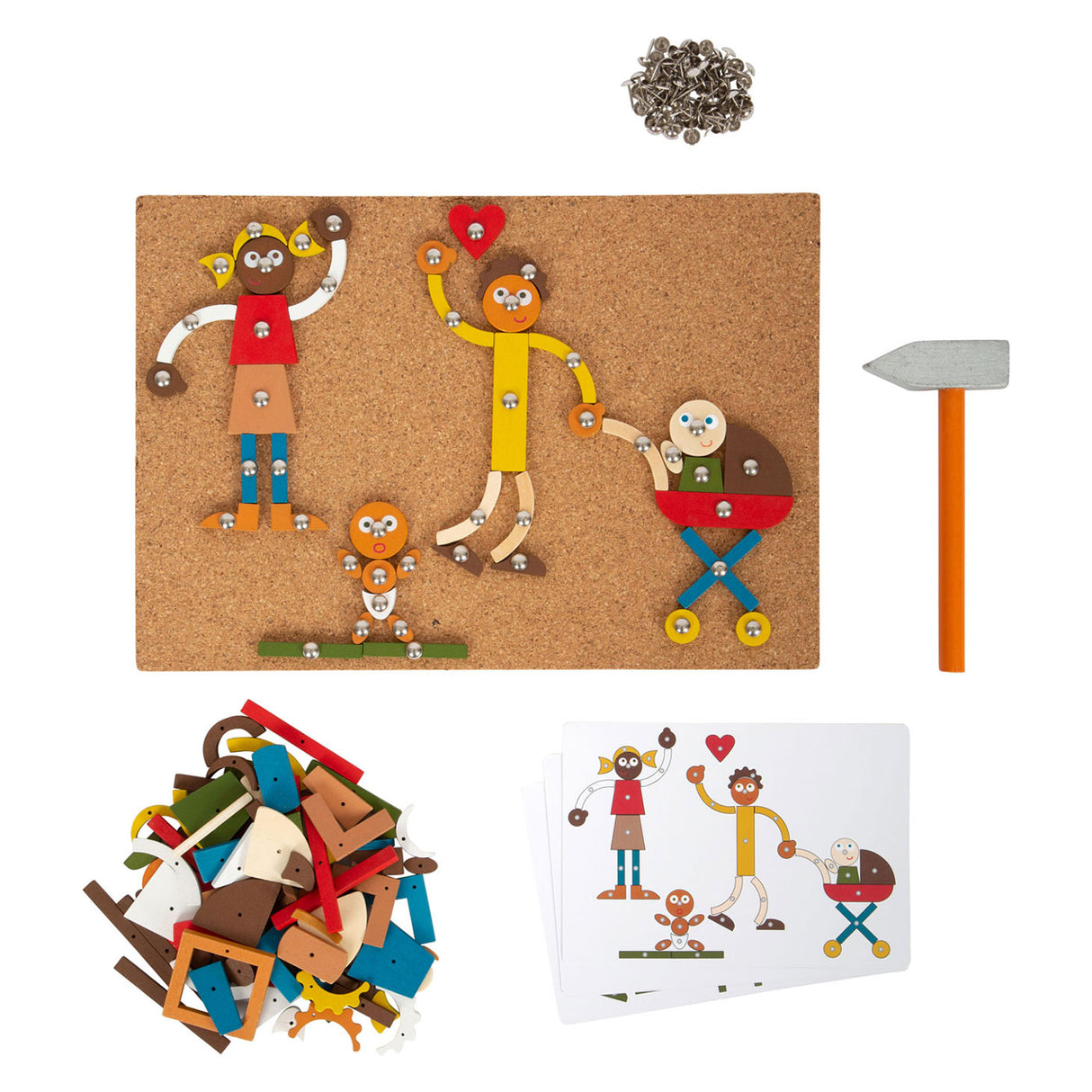 Small foot - maison de frappe à marteau et famille