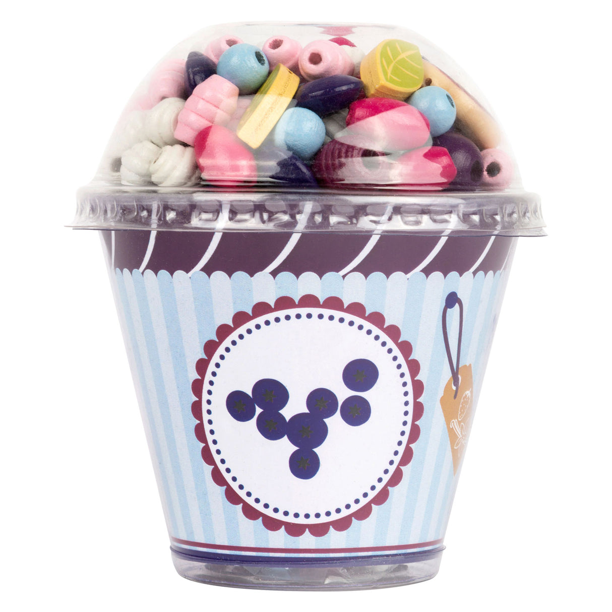Small foot - fabrication de bijoux en perles de bois cupcake