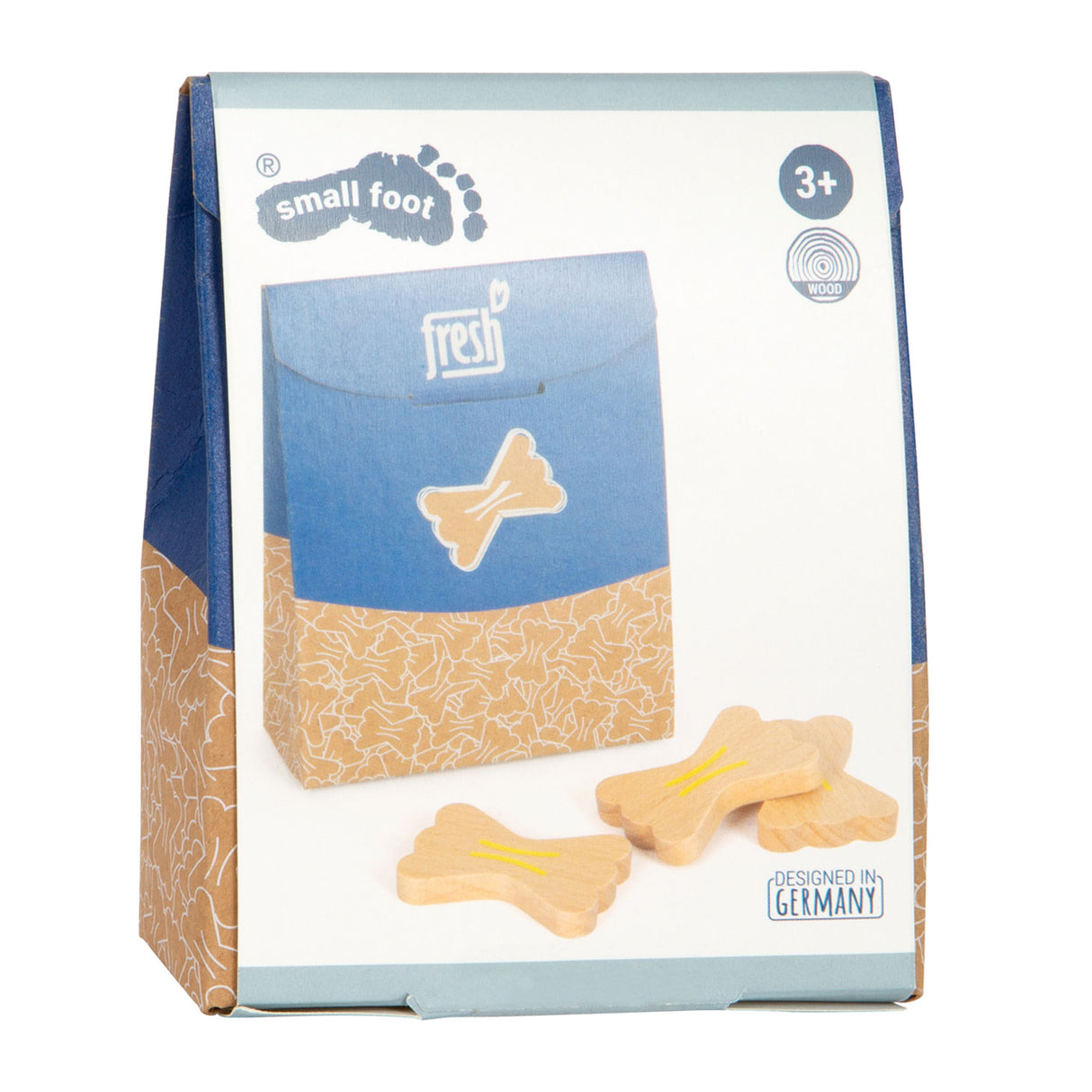 Small foot - nouilles alimentaires en bois, 12 pcs.