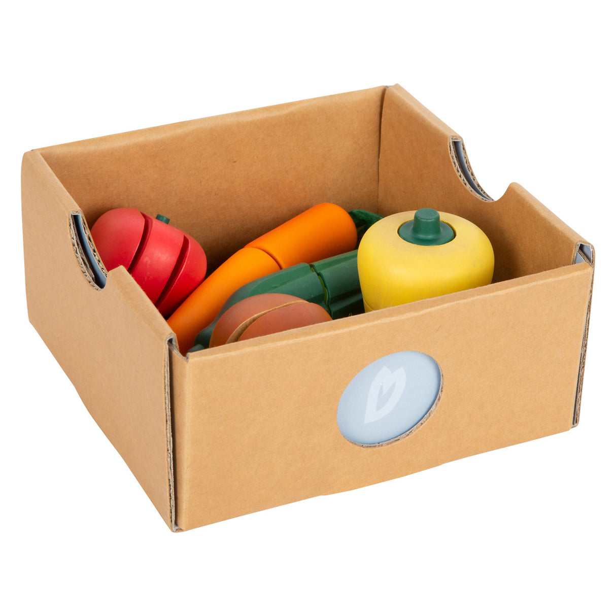 Small foot - ensemble de légumes à découper et à jouer en bois, 13 pièces.