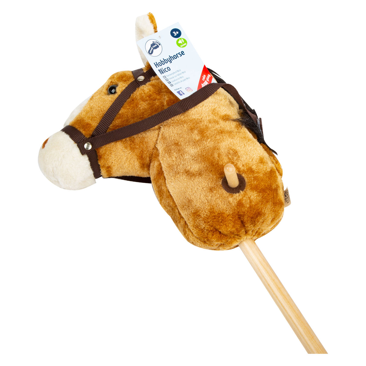 Small foot - cheval de bataille en bois Nico, 88cm