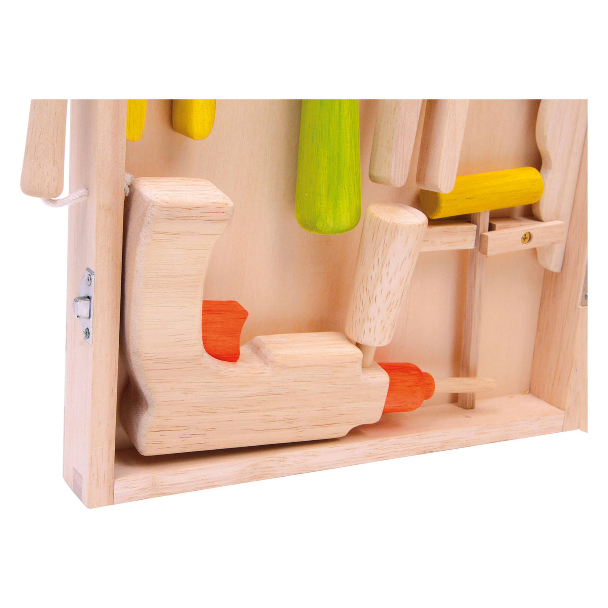 Petit pied - Case d'outils en bois, 13dlg.