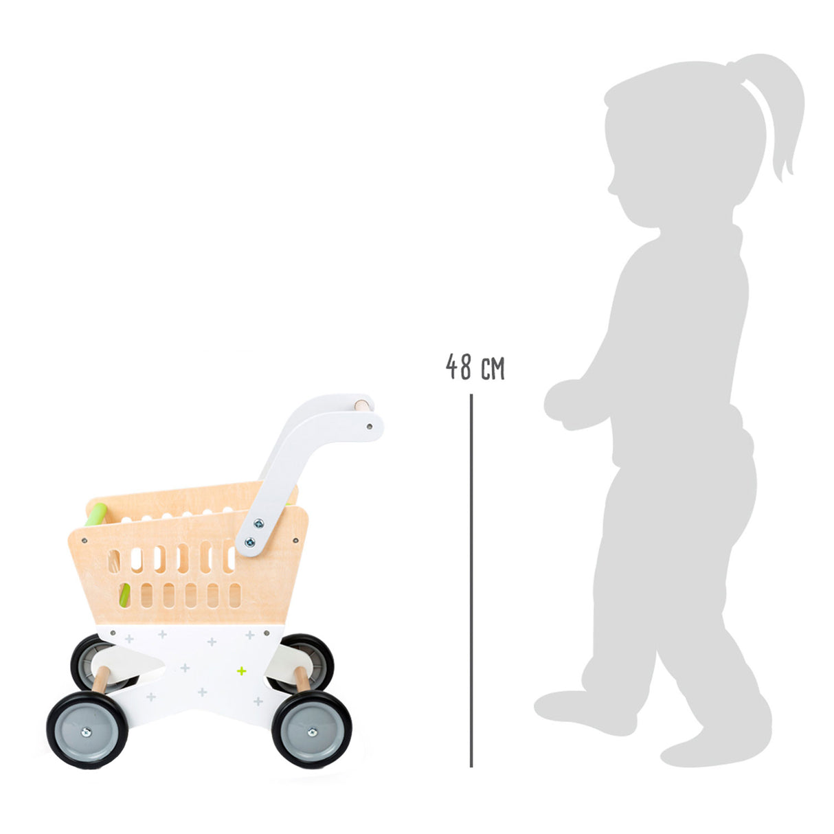 Petit pied - supermarché en bois d'achat en bois