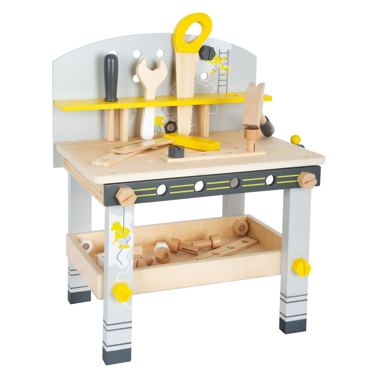 Petit pied - Miniwob compact en bois en bois, 34dlg.