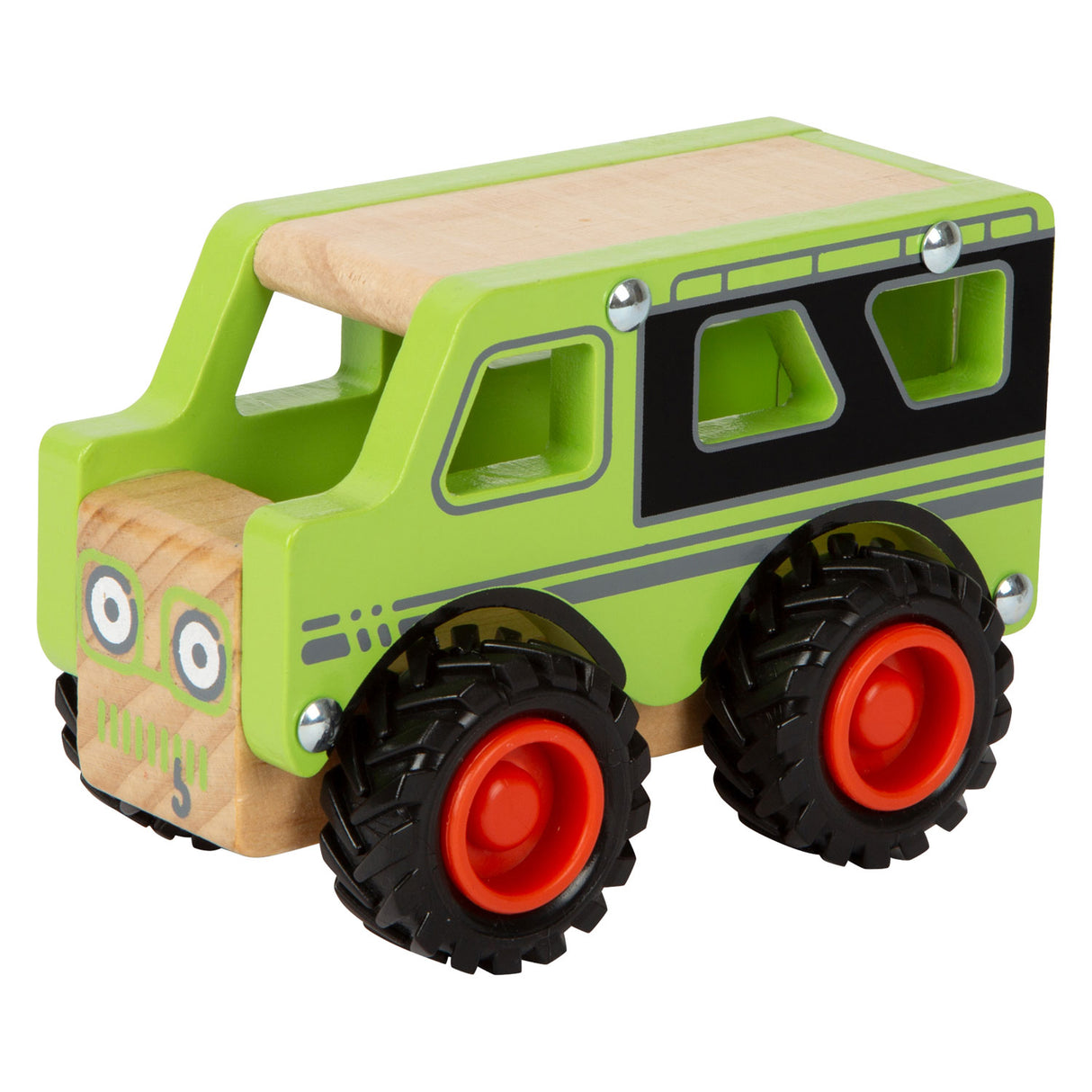 Small foot - jeep tout terrain en bois vert