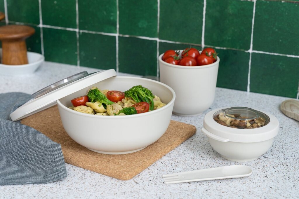 Amuse amuse life bowl boîte à lunch récipient alimentaire compact avec couvercle en tritan 1000 ml