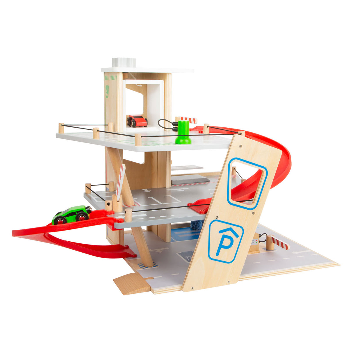 Petit pied - garage en bois avec lavage de voiture
