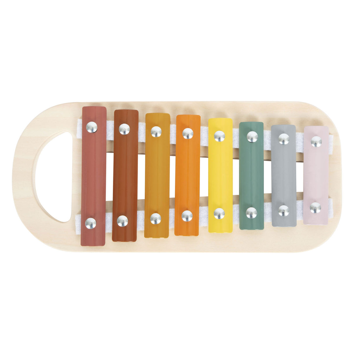 Small foot - xylophone en bois et banc marteau safari, 5 pcs.