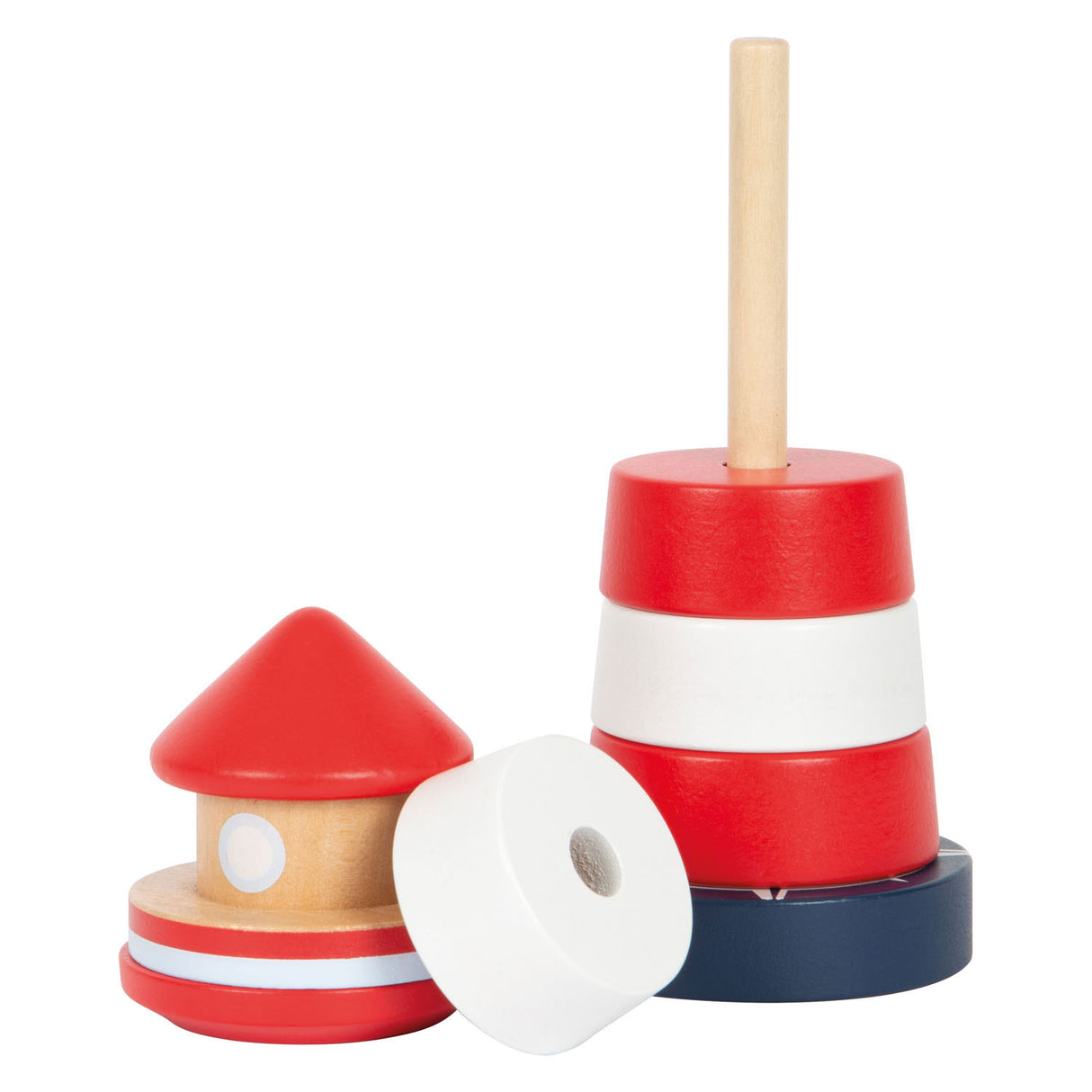 Small foot - tour empilable phare grand océan, 8 pcs.