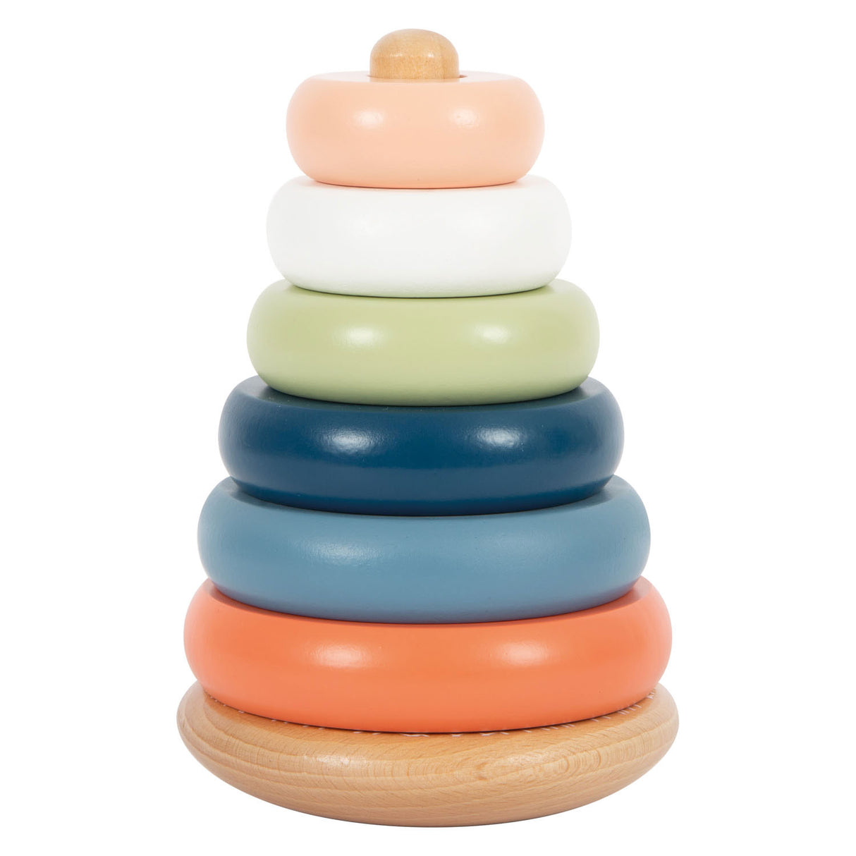 Small foot - tour empilable en bois arctique, 7 pcs.