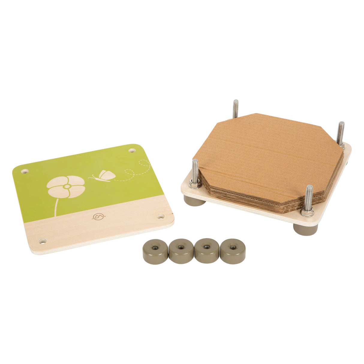 Petit pied - Presse de fleurs en bois Découvrir