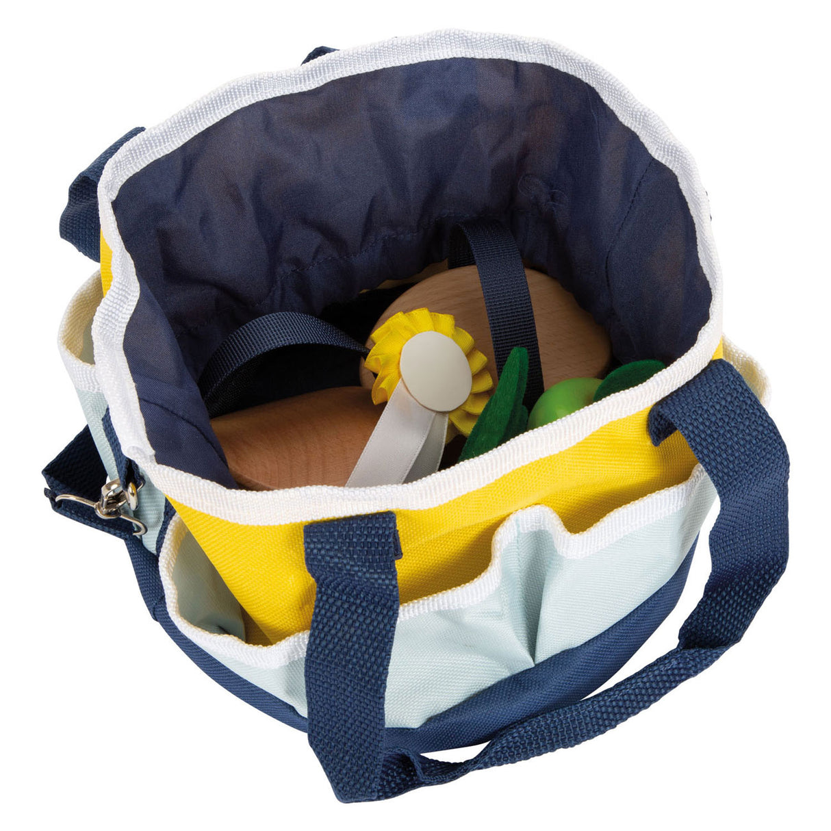 Small foot - set de soins pour chevaux en bois avec sac, 8 pièces.