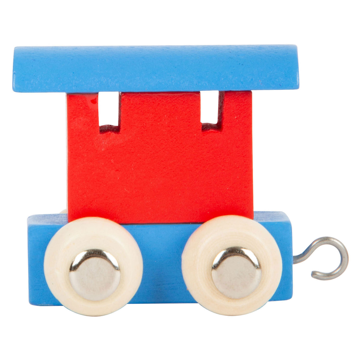 Small foot - wagon de train à lettres en bois rouge bleu