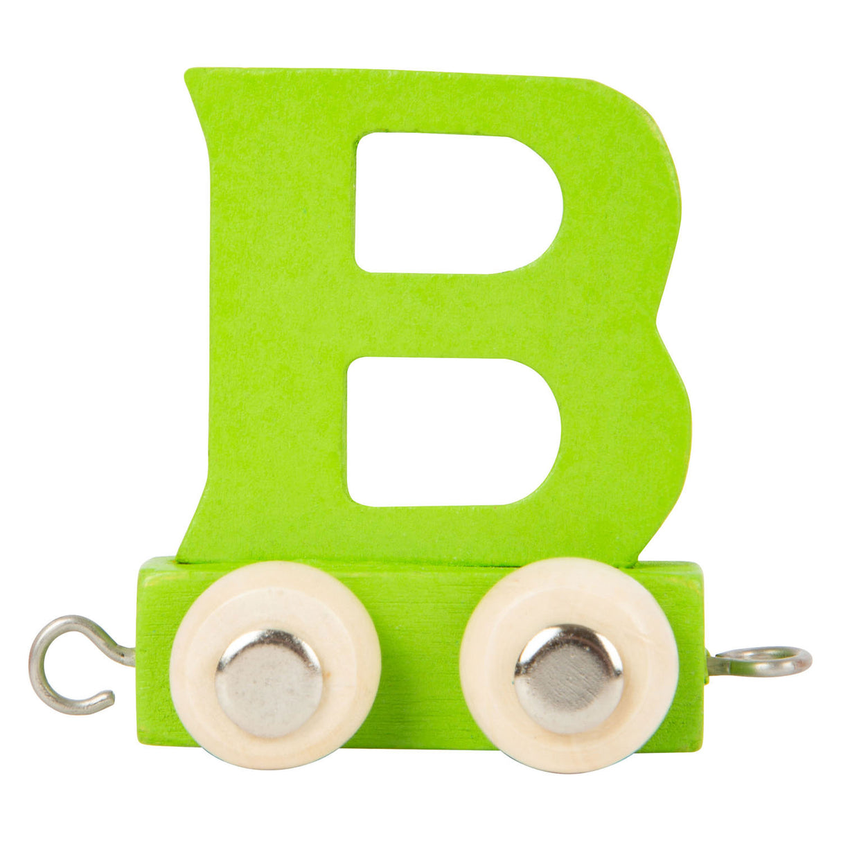 Small foot - train de lettres en bois couleur - b